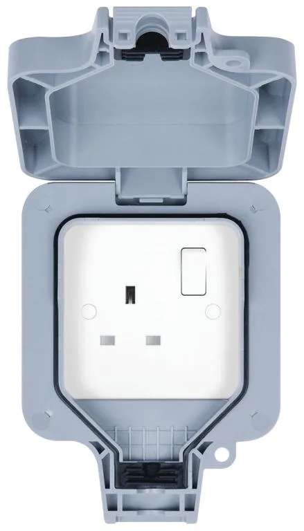 IP66 1 gang 13A DP switched socket