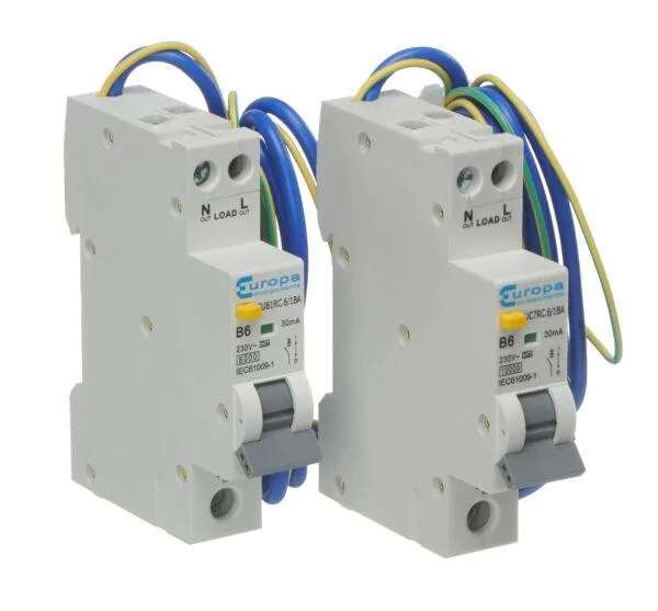 Europa 1 Pole RCBO 10kA B Curve