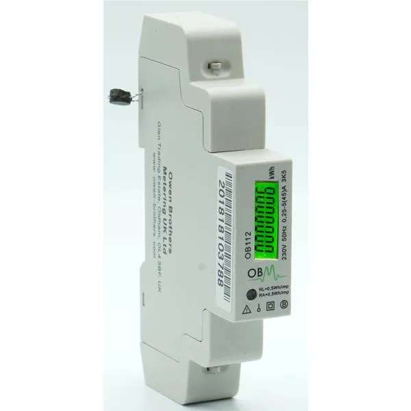 OB112 45AMP SINGLE PHASE METER MID CERTIFIED