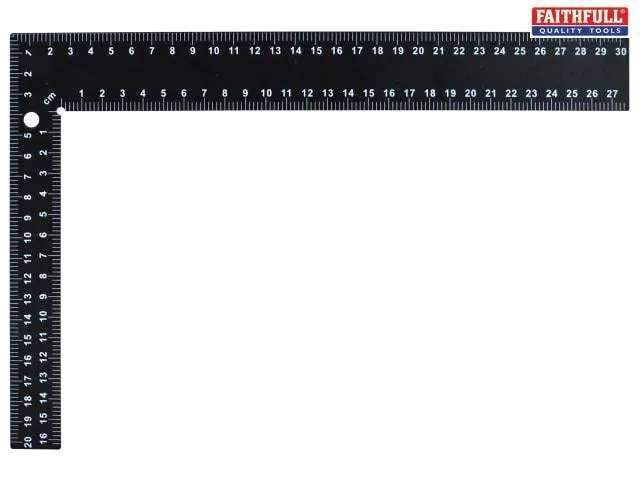 Faithfull Black Steel Roofing Square 300 x 200mm