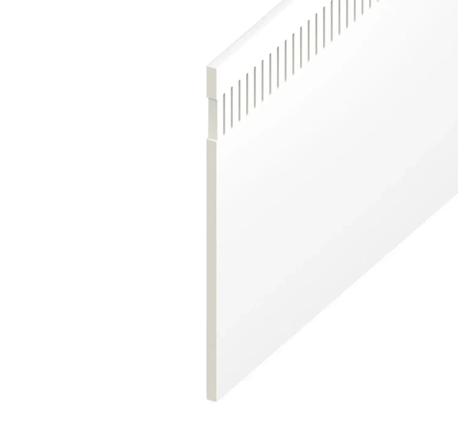 Soffit Board 10mm Vented White 100 x 9mm x 5m