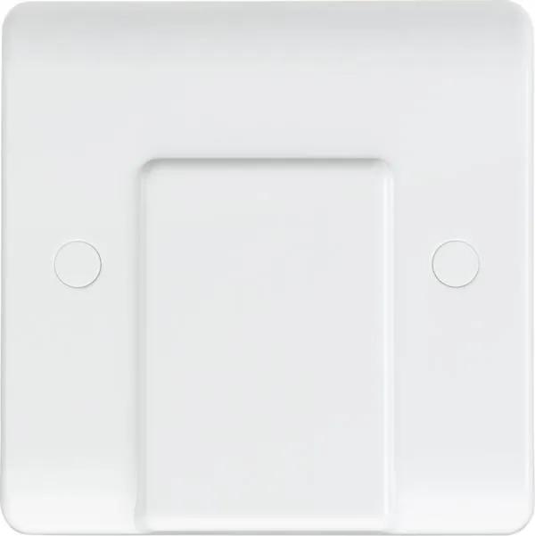 Curved Edge 20A Flex Outlet Plate (White)