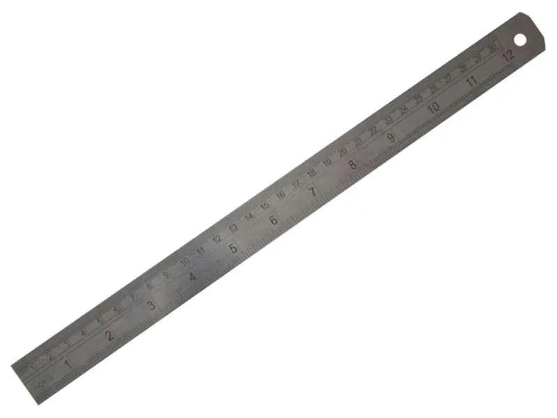 Fisher F112ME Steel Rule 12In/300MM