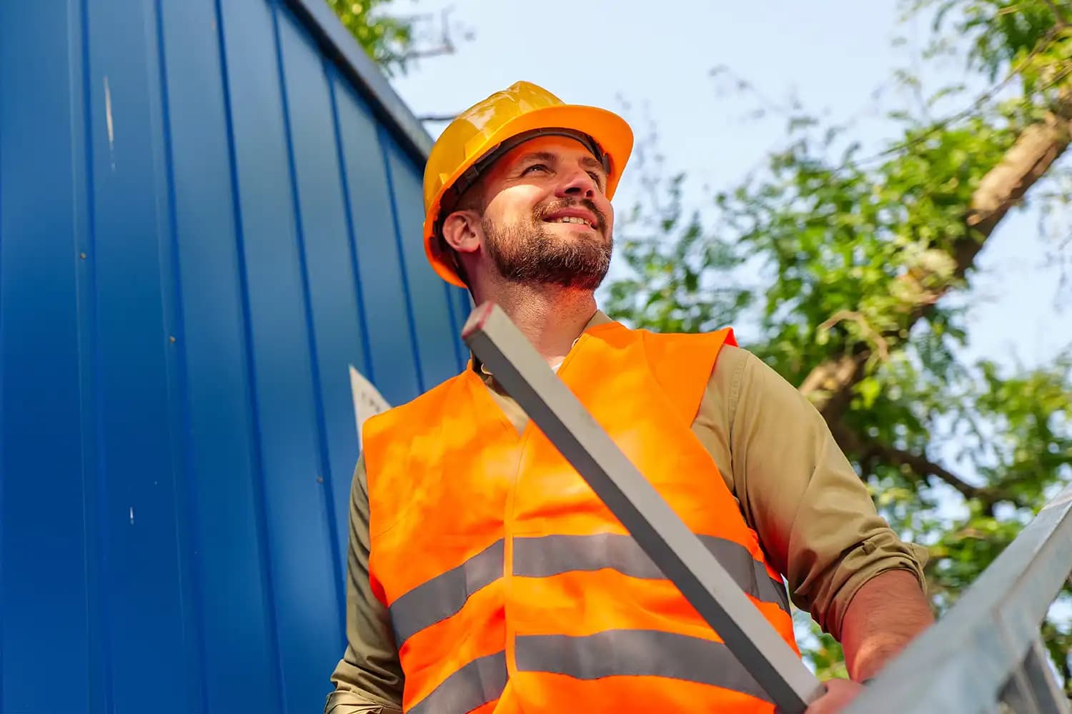 Tradesperson on site