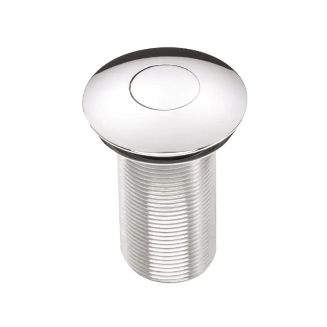 Round Push Basin Waste, Unslotted