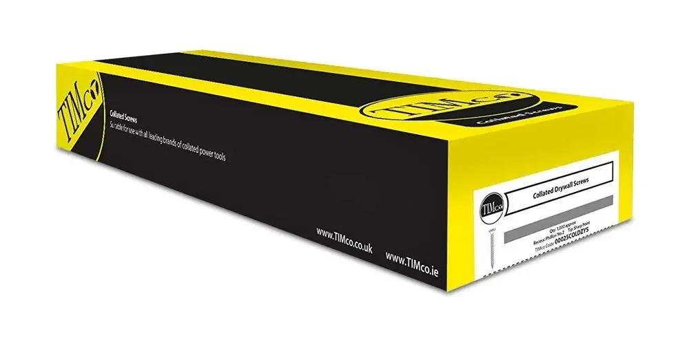 Collated Coarse Drywall Screws 3.9 x 35mm (Qty.1000)