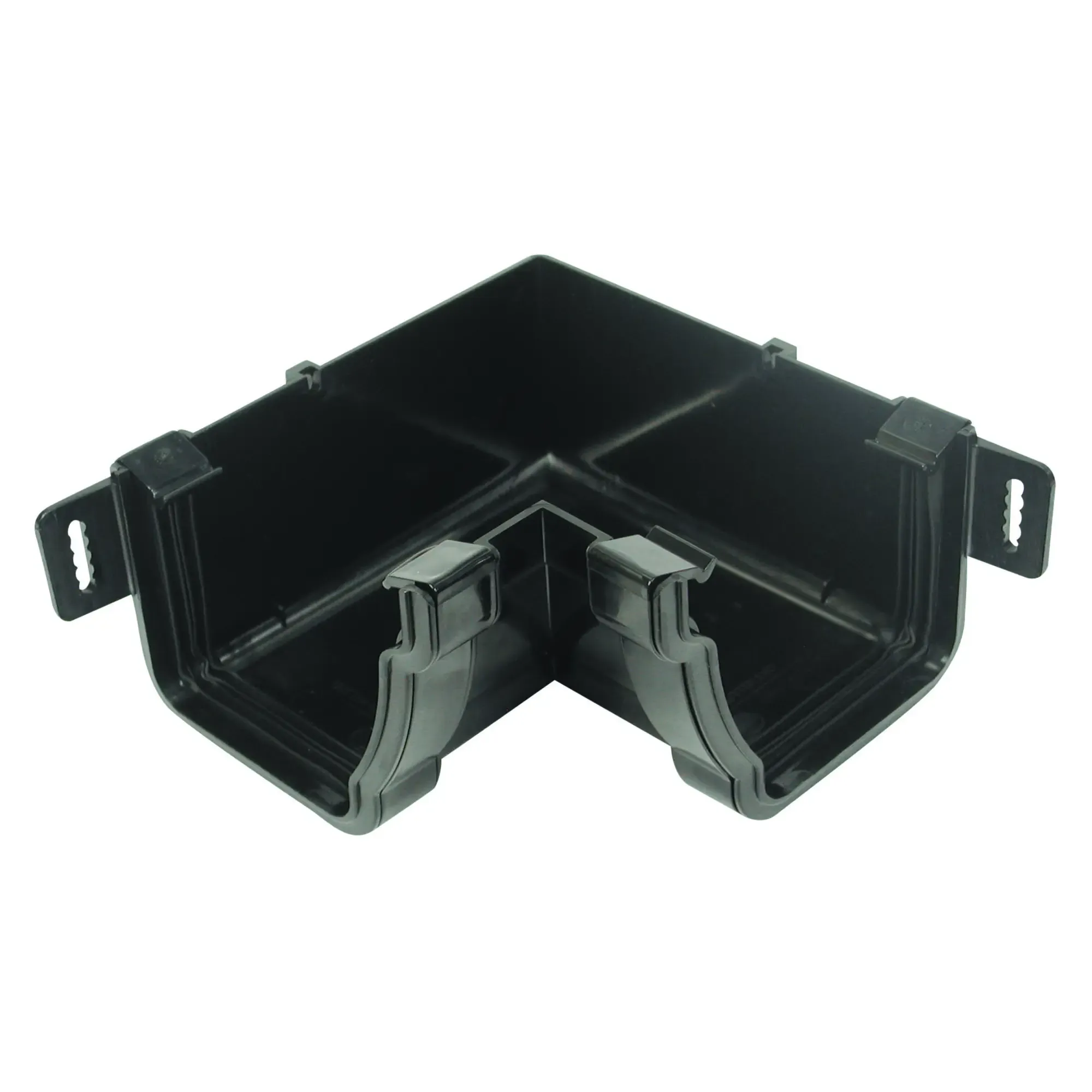 Gutter Angle Internal, 90°, 111mm, Black