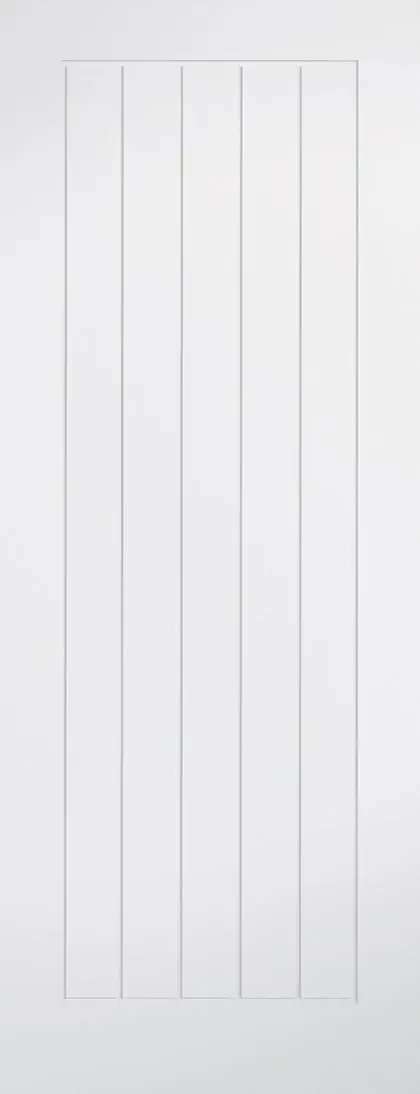 Mexicano (LPD) White Primed Door 78" x 27" WFMEX27