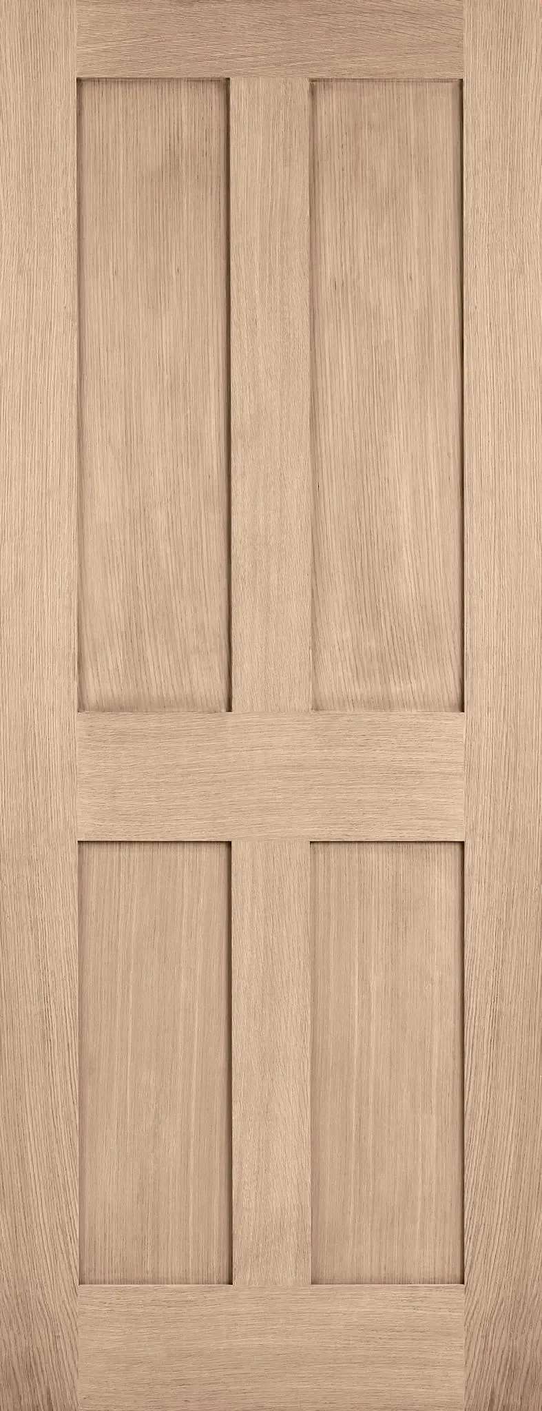 London (LPD) Pre-finished OAK Door 78” x 33” PFOLON33