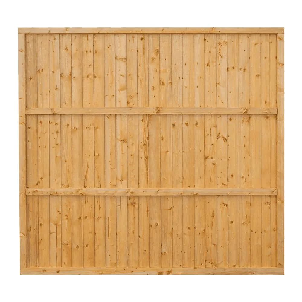 Superior Featheredge Fence Panel Golden Brown 1830 x 1800mm (6x6ft)