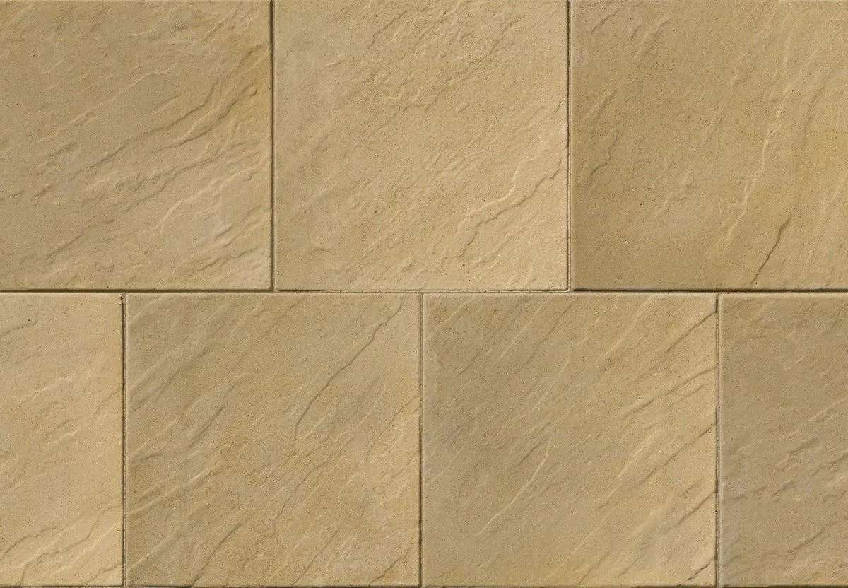 Tobermore Riven Paving Flag 450 x 450 x 35mm Buff (6.075m²)