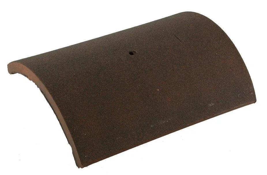 Redland Clay Third Round Hip (with nail holes) Dark Antique