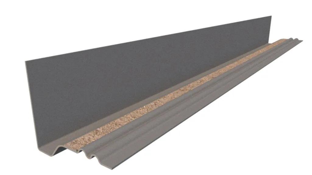 Redland Abutment GRP Secret Gutter (3m)