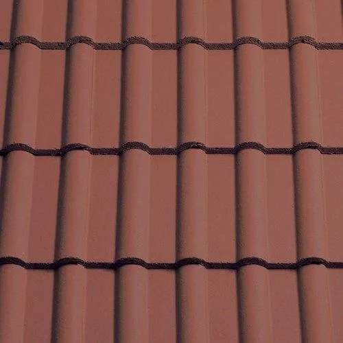 Sandtoft Double Roman Terracotta Red Concrete Tile 2452020111