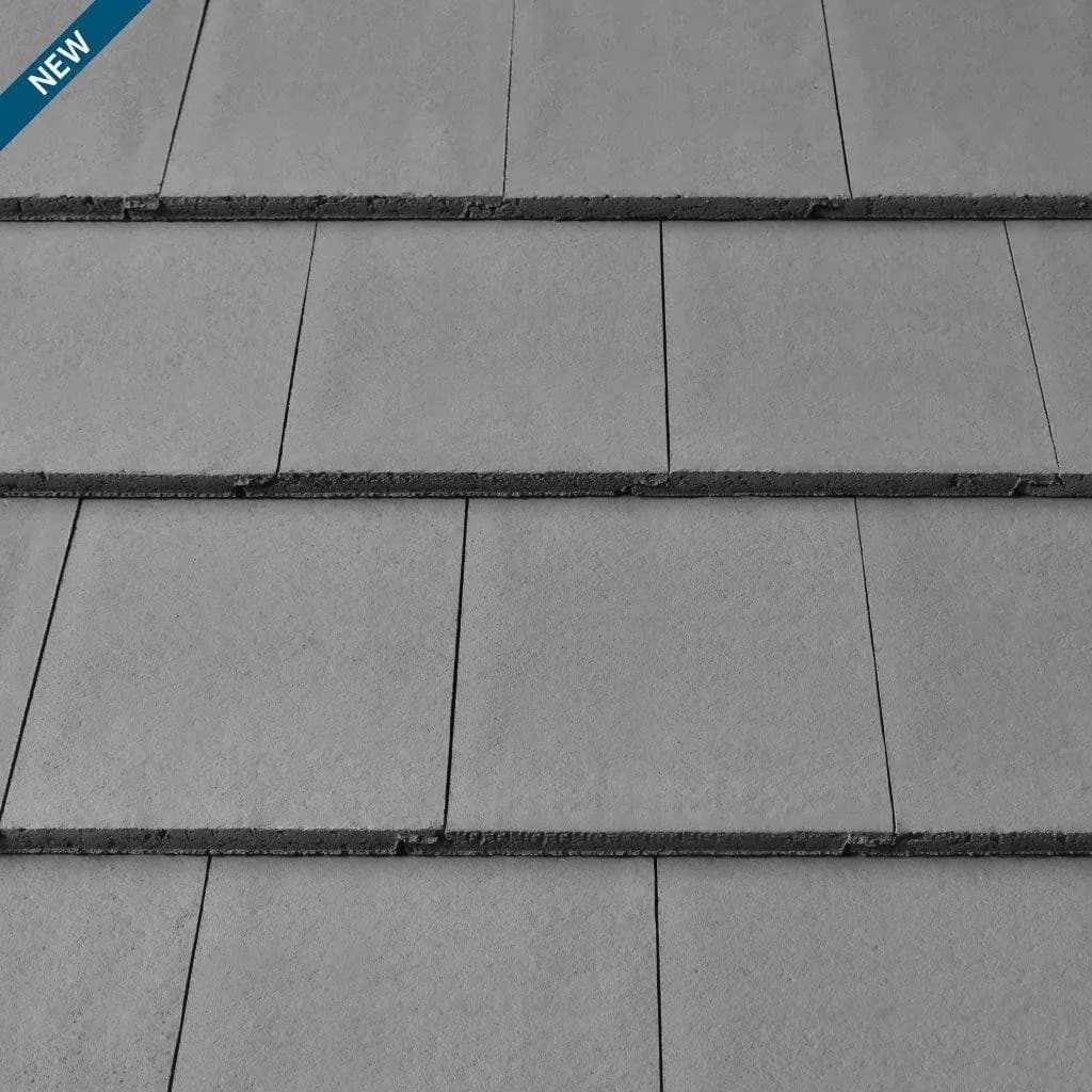 Sandtoft TLE Light Grey Concrete Interlocking Flat Tile