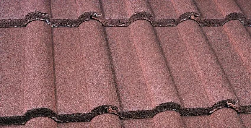 Marley Double Roman Dark Red Roof Tile MA10326