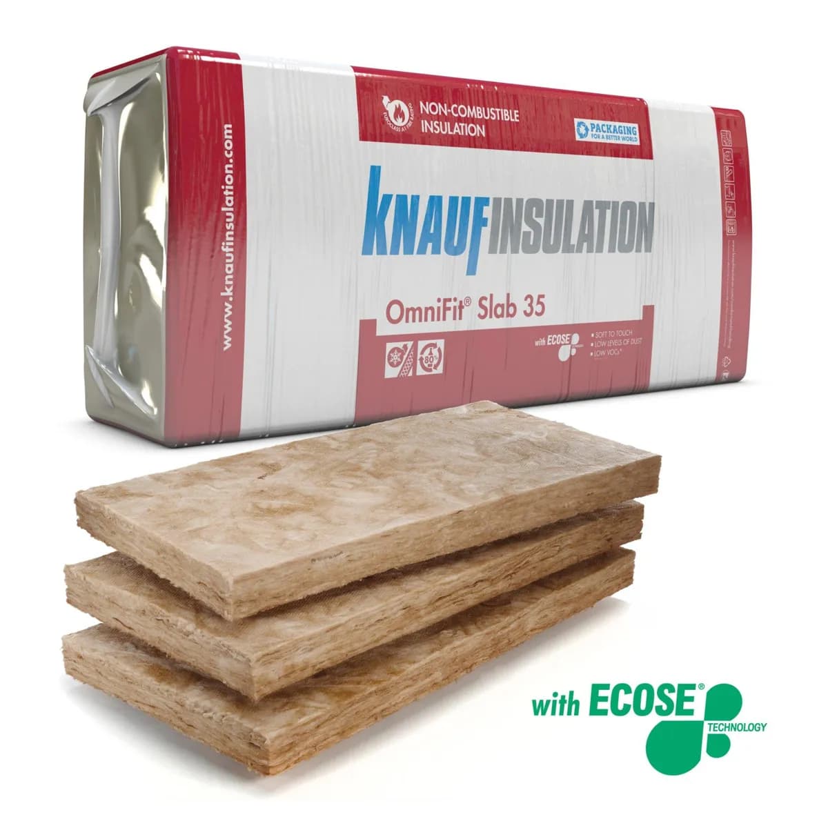 Knauf OmniFit® Slab 35 140mm – 400mm x 1200mm (1.92m²)