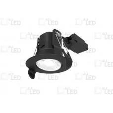 Dimmable Adjustable Fire Rated Downlight AFD05/A/BK
