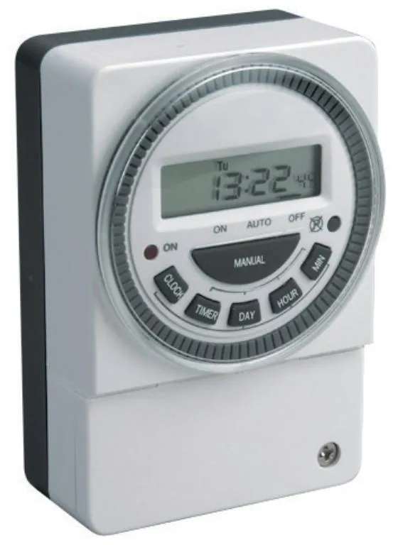 Timer, Digital General Purpose 24hr/7Day, Surface Mounting
