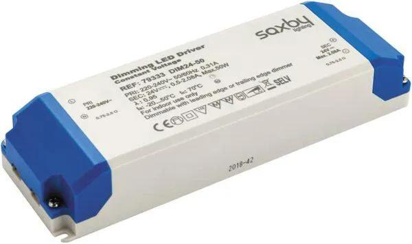 Saxby LED Driver Constant Voltage Dimmable 24v 50w