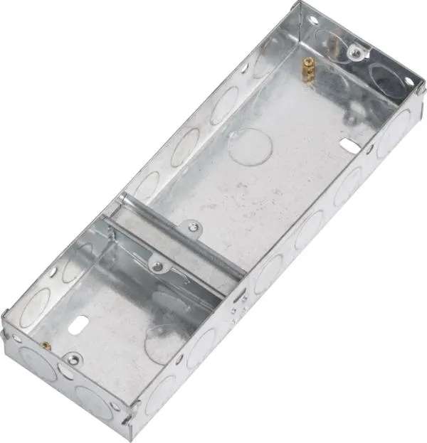 3G 35mm Single Plus Double Galvanised Steel Box