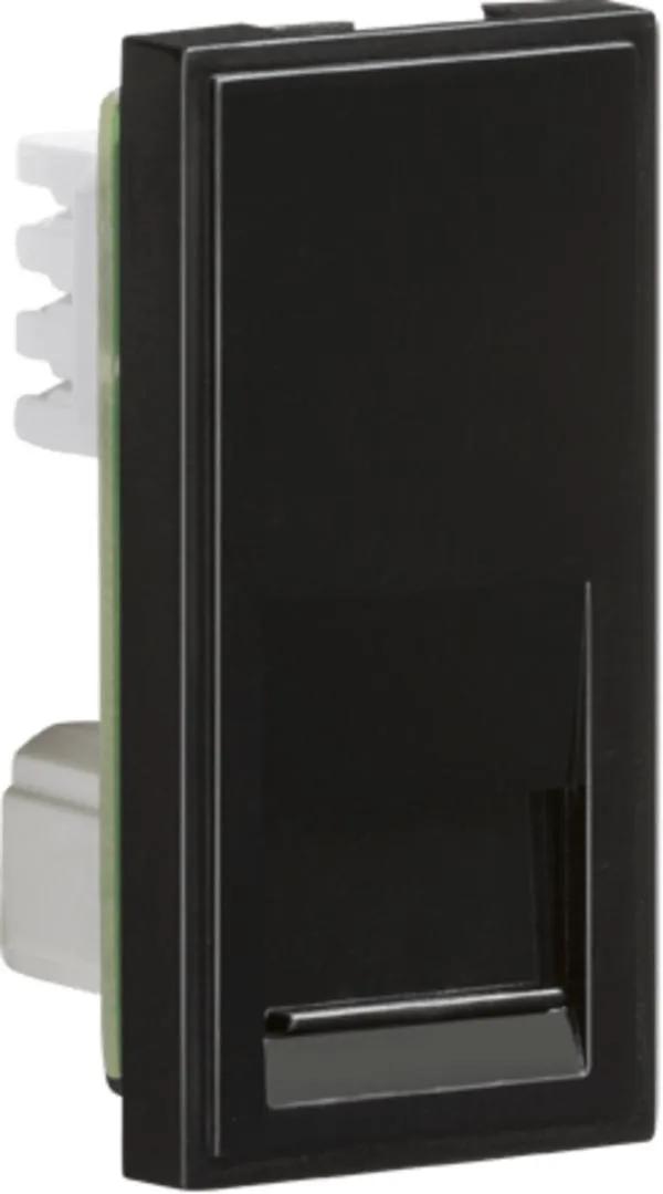 Telephone Secondary Outlet Module 25 x 50mm (IDC) – Black (Black)