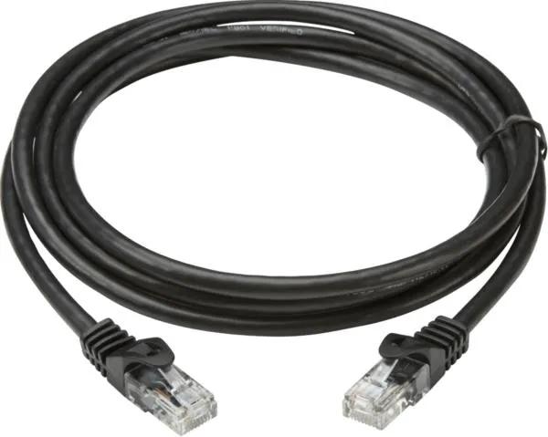 1m UTP CAT6 Networking Cable – Black