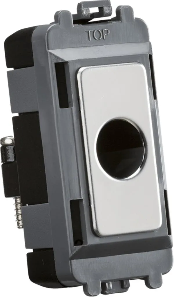 Flex outlet module (up to 10mm) – polished chrome (Polished Chrome)