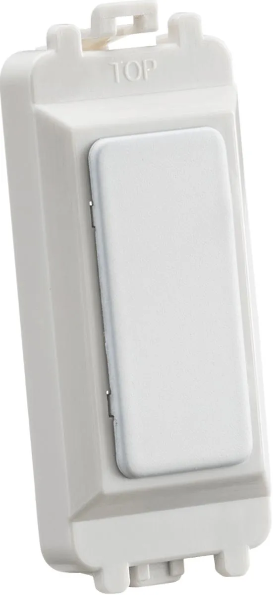 Blank grid module – matt white (White)