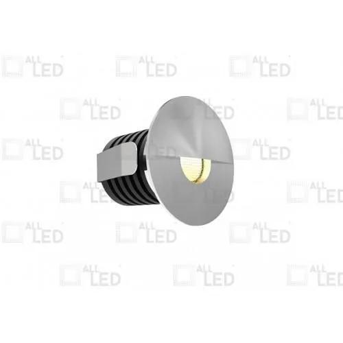 Dawn – ALRE032AL/40 – 1W Brushed Aluminium LED IP65 4000K Eyelid Marker Light