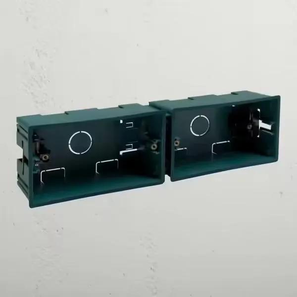 Corston 2x Double Plasterboard Back Box Landscape