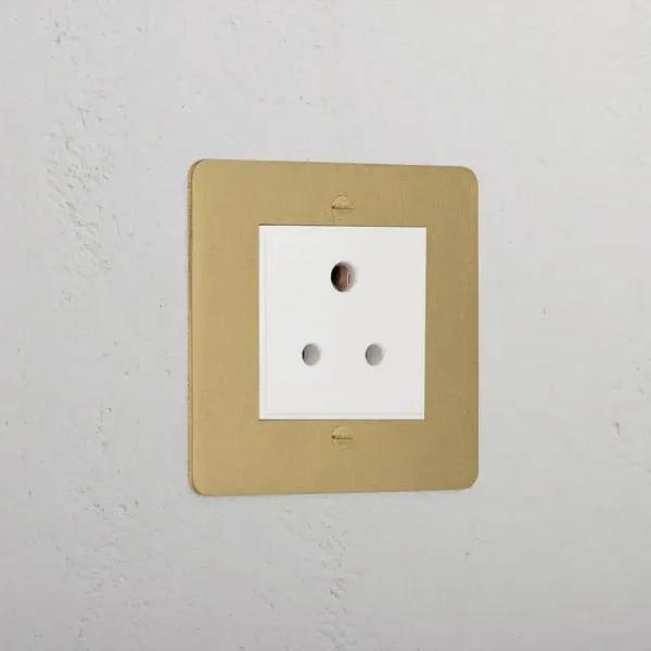 Corston 5A Light Socket (Antique White Brass)