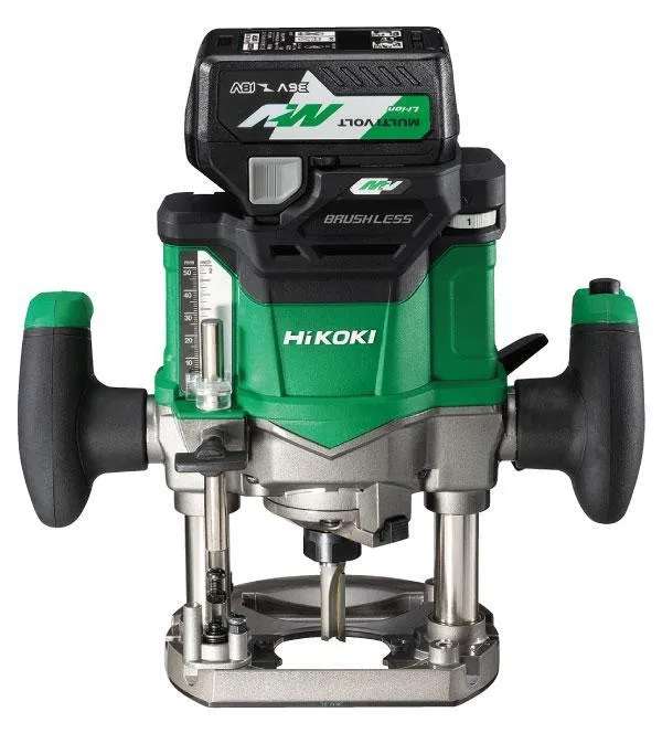 HiKOKI M3612DAJPZ 1/2" Cordless Router Set With 36v Multivolt Battery