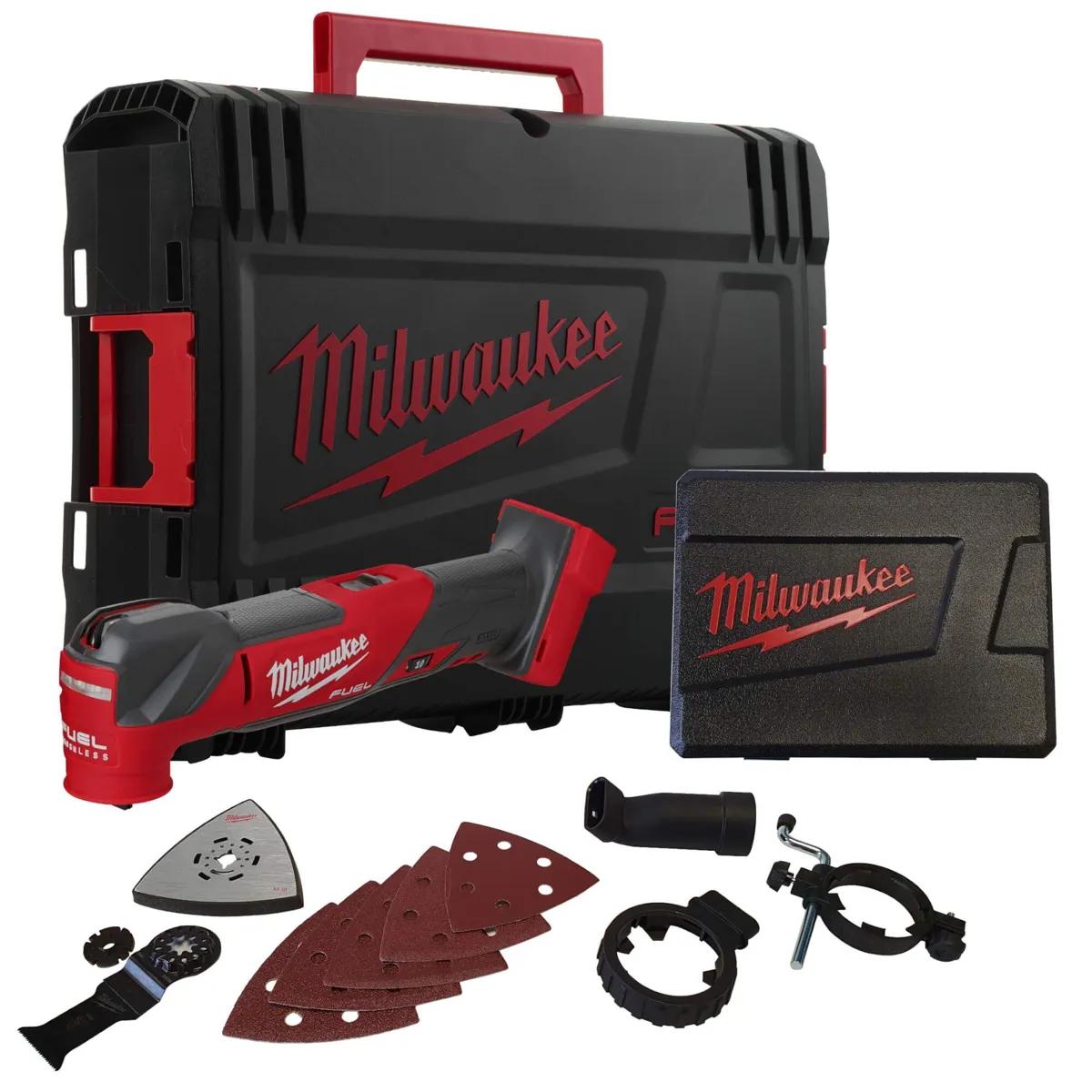 Milwaukee M18FMT-0X M18 FUEL Multi Tool Body Only With Accessory Case