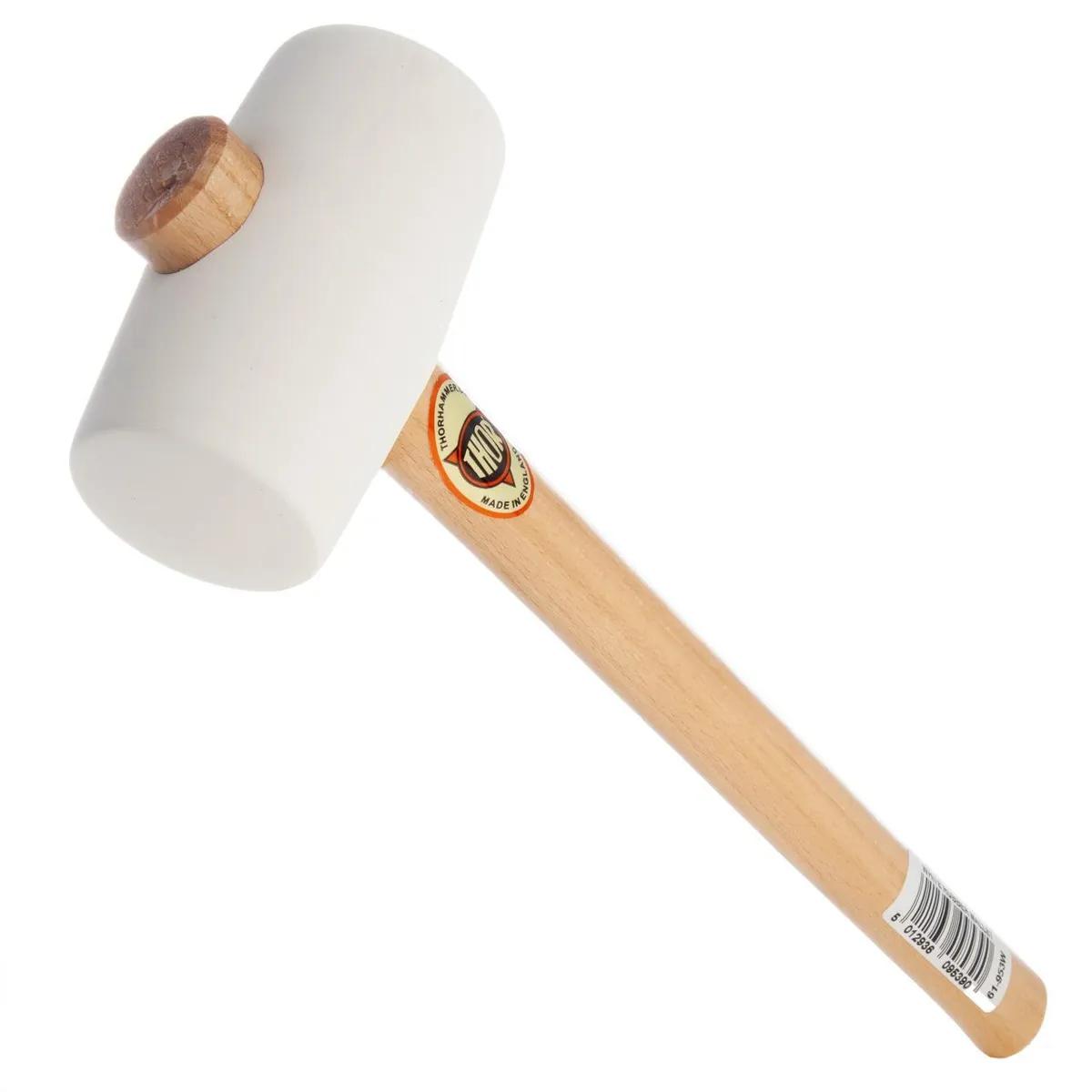 Thor 953W White Rubber Mallet 64mm 675g