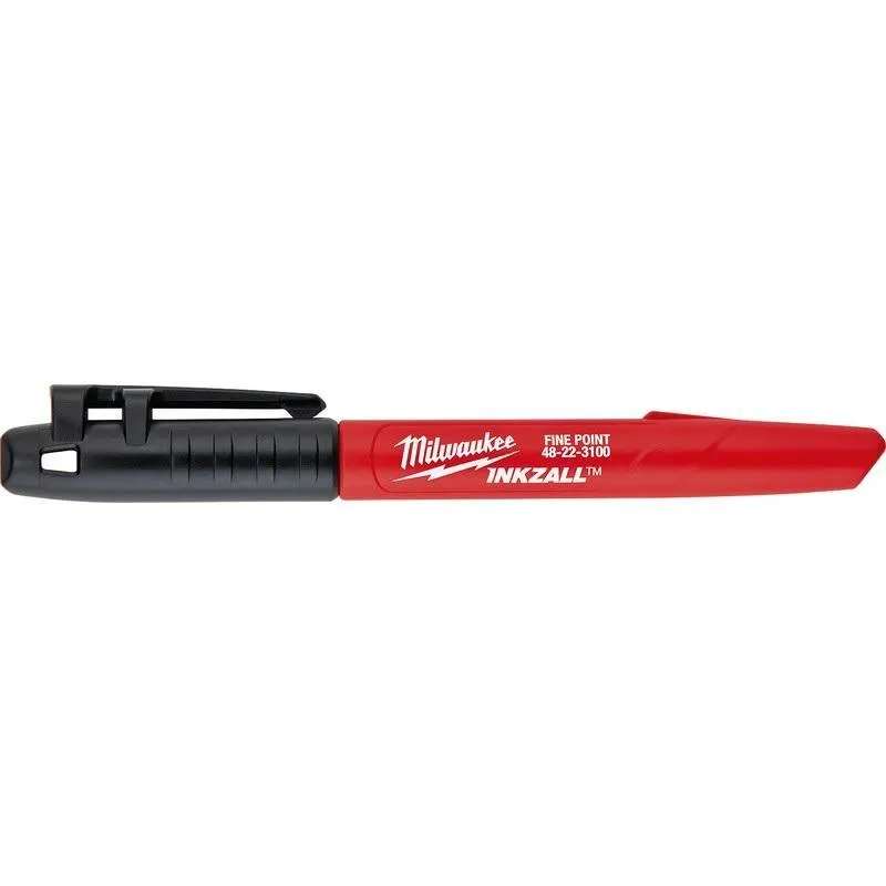 Milwaukee Fine Point Black Inkzall Marker 48223100