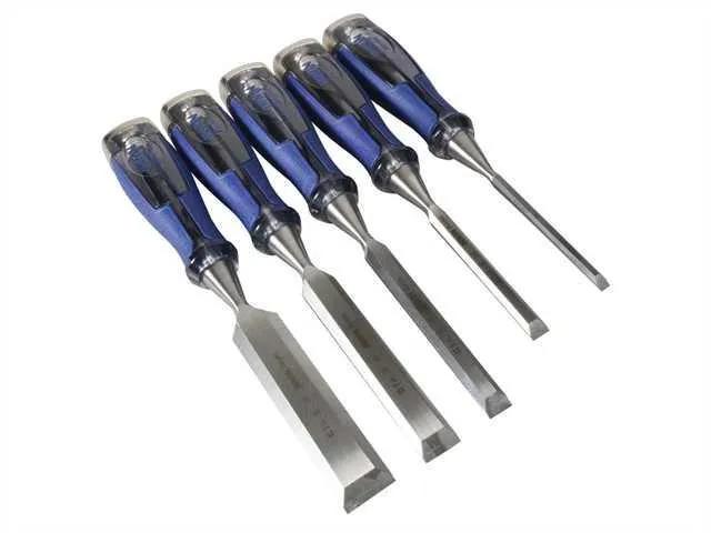 Irwin Marples MAR750S5 Splitproof Pro Bevel Edge Chisel 5 Piece Set