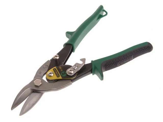 Stanley 214564 Green Aviation Snips Right Cut 250mm