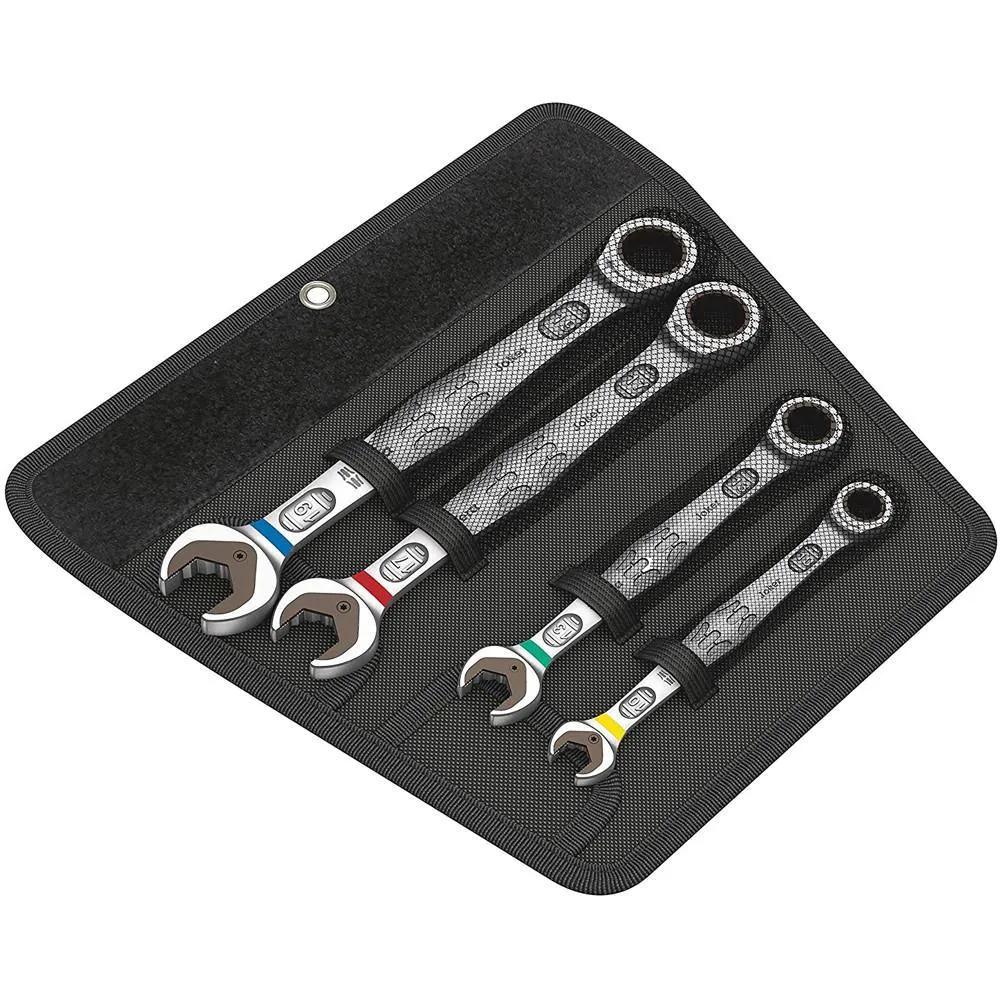 Wera Joker Combination Ratchet Spanner Metric 4 Piece Set 05073290001