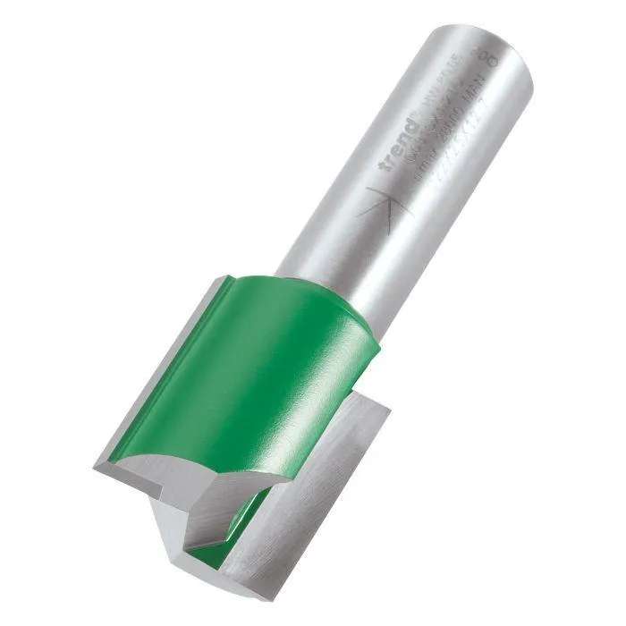 Trend C031CX1/2TC CraftPro 1/2in Two Flute Straight Router Cutter Bit 22mm dia x 25mm