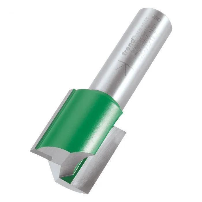 Trend C031CX1/2TC CraftPro 1/2in Two Flute Straight Router Cutter Bit 22mm dia x 25mm