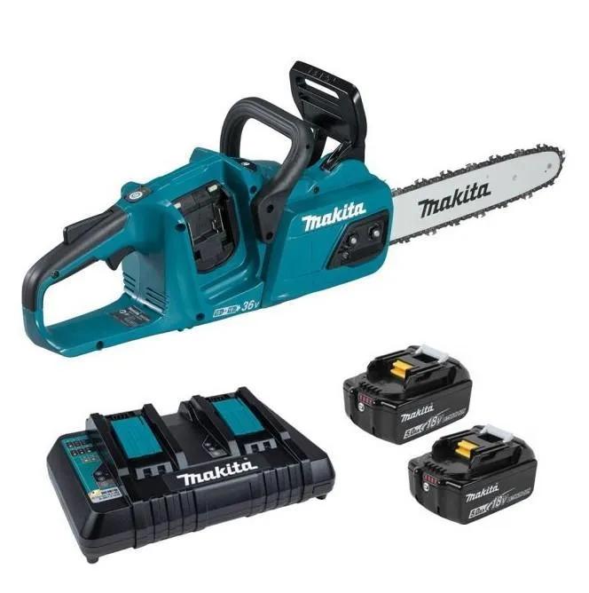 Makita DUC305PT2 Twin 18V LXT 30cm / 12" Brushless Chainsaw With 2x 5.0Ah Batteries